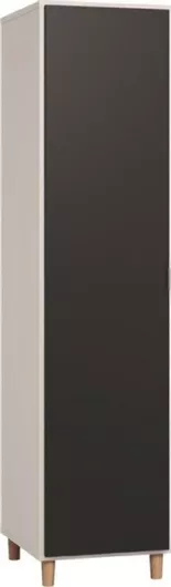 Παιδική Ντουλάπα Simple Μονόφυλλη 46.5x55x194.5cm