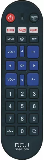 DCU Universal Τηλεχειριστήριο 30901000 για Τηλεοράσεις 8436556993657