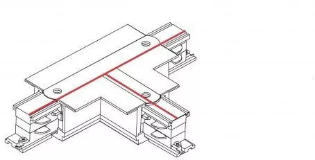 Nowodvorski Σύνδεσμος Ράγας για Φωτιστικά Μαύρος 8246 Μαύρος