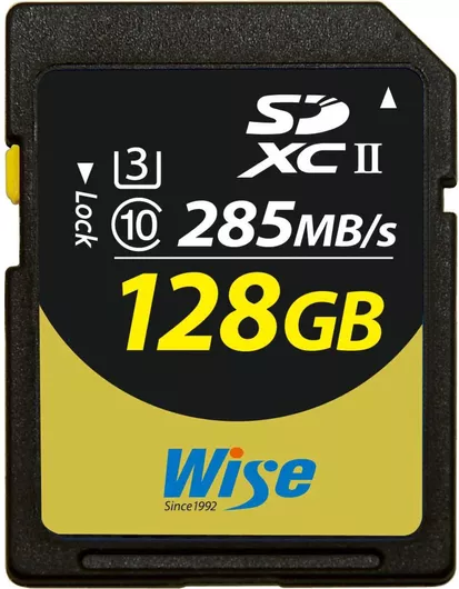Κάρτα Μνήμης Wise Advanced SDXC 128GB Class 10 U3 V60 UHS-II
