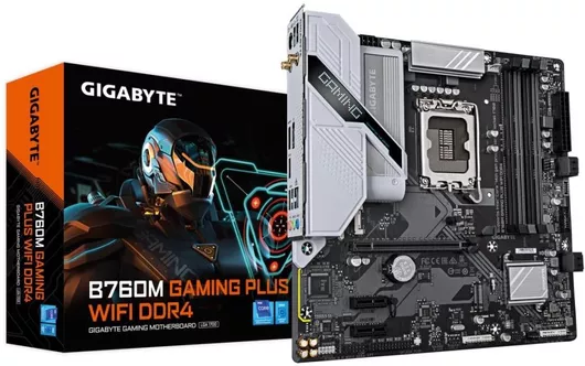Motherboard Gigabyte B760M Gaming Plus WIFI DDR4 rev. 1.0 Micro ATX με Intel 1700 Socket