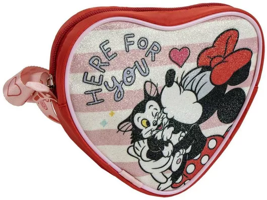 Παιδική Τσάντα Ώμου Minnie Mouse 15x14x4cm Κόκκινη