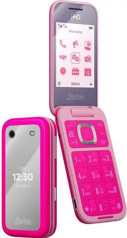 Κινητό Απλής Χρήσης HMD Barbie Dual SIM με Κουμπιά Ροζ