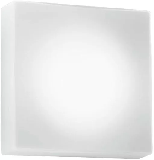 Πλαφονιέρα Οροφής Zafferano με Ενσωματωμένο LED σε Λευκό χρώμα 25cm