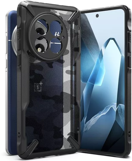 Ringke Fusion X Back Cover Πλαστικό/Σιλικόνης 2mm Μαύρο OnePlus 13