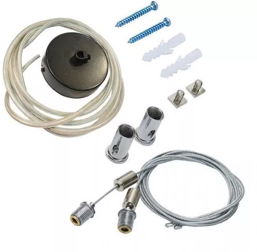 Ανάρτηση Οροφής Γραμμικών Φωτιστικών Ledline Ex Πλήρες Σετ Interlight 20664