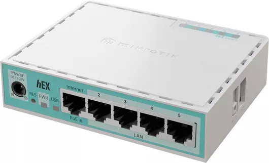 Switch MikroTik E50UG hEX refresh Unmanaged L2 με 5 Θύρες Gigabit 1Gbps Ethernet