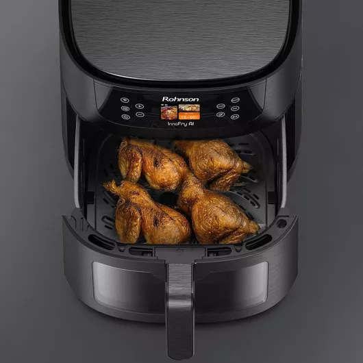 Rohnson R-2884 Air Fryer με Wi-Fi 8lt με Τεχνολογία AI Μαύρο 