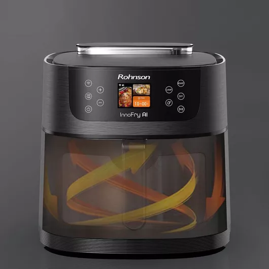 Rohnson R-2884 Air Fryer με Wi-Fi 8lt με Τεχνολογία AI Μαύρο 