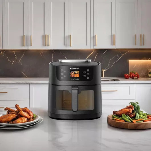 Rohnson R-2884 Air Fryer με Wi-Fi 8lt με Τεχνολογία AI Μαύρο 