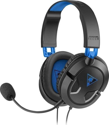 Gaming Headset Turtle Beach Ear Force Recon 50P Over Ear με Σύνδεση 3.5mm Jack Μπλε