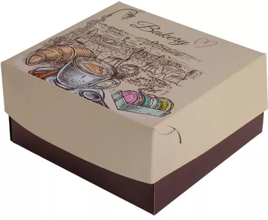 Χάρτινο Κουτί Ζαχαροπλαστείου 19x16.3x8.1cm