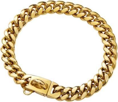 Αλυσίδα Σκύλου Βαρέως Τύπου Επίχρυση από Ανοξείδωτο Ατσάλι 61cm