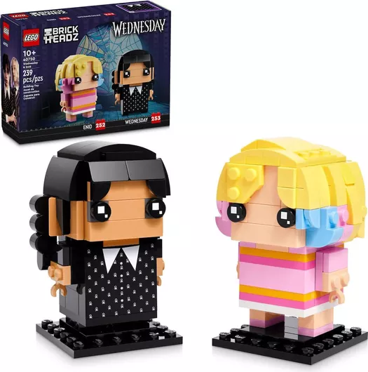 Lego Brick Headz Wednesday & Enid για 10+ Ετών 239τμχ