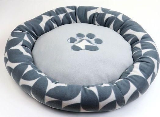 Κρεβάτι Σκύλου & Γάτας Στρογγυλό 80cm Γκρι
