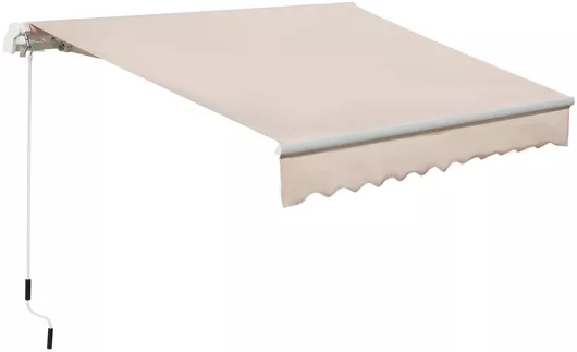 Outsunny Τέντα Βεράντας 3x2.5m Μπεζ