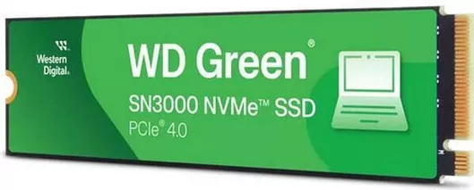 SSD Western Digital Green SN3000 500GB M.2 NVMe PCI Express 4.0 Bulk
