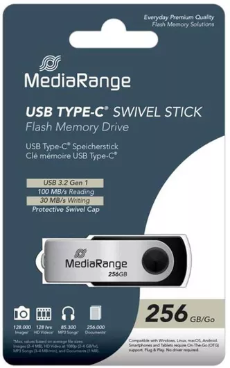 USB Stick 3.2 MediaRange 256GB