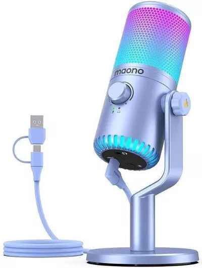 Μικρόφωνο Maono DM30RGB Δυναμικό 3.5mm Επιτραπέζιο για Φωνητικά