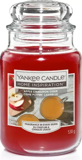 Αρωματικό Κερί Yankee Candle Apple Cider & Cinnamon 538g