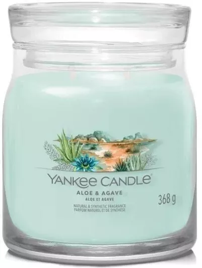 Yankee Candle Signature Aloe & Agave Medium Candle 368g