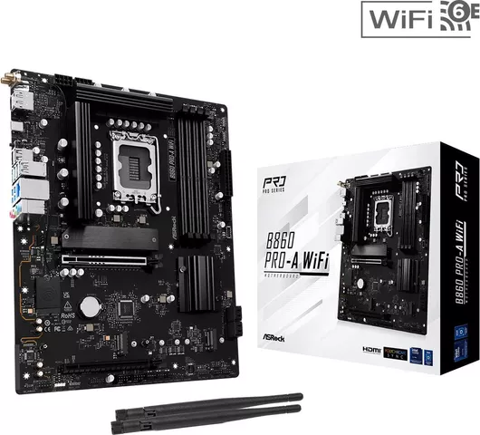 Motherboard ASRock B860 Pro-A WiFi ATX με Intel 1851 Socket