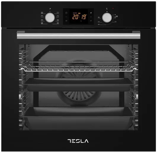 Tesla Φούρνος άνω Πάγκου 80lt Π60εκ. Μαύρος