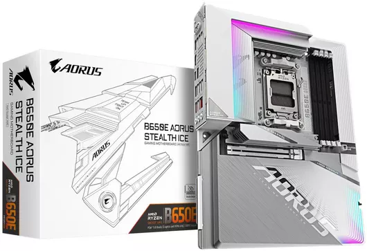 Motherboard Gigabyte B650E Aorus Stealth Ice Wi-Fi ATX με AMD AM5 Socket