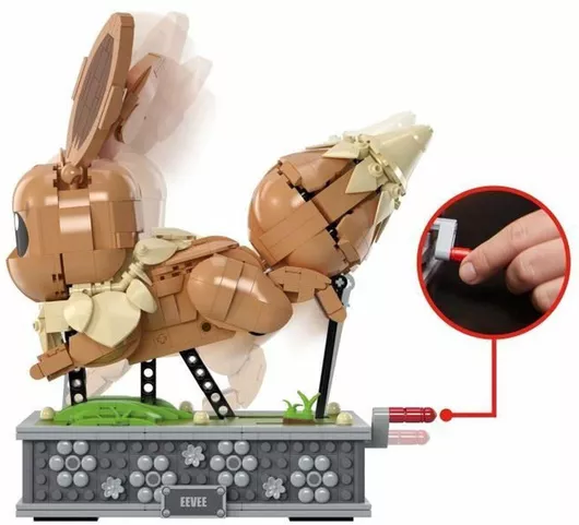 Τουβλάκι Mega Bloks Pokemon Eevee in Motion για 18+ Ετών 1381τμχ