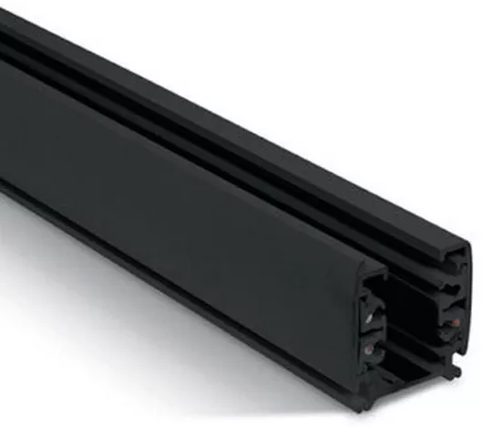 Ράγα Φωτιστικού Zambelis Lights 19400-4M Τριφασική Τετράγωνη για Σποτ Μαύρο