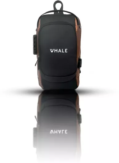 Ανδρική Τσάντα Στήθους Whale Καφέ / Μαύρο