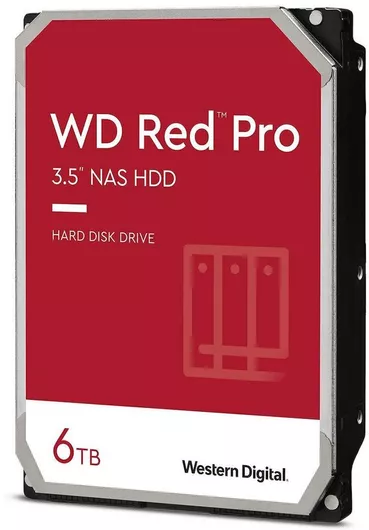 HDD Σκληρός Δίσκος Western Digital Red Pro 6TB 3.5" SATA III 7200rpm με 256MB Cache για NAS