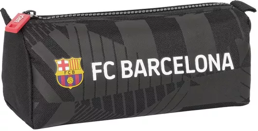 Safta Fc Barcelona Κασετίνα με 1 Θήκη Μαύρο