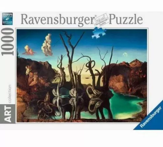 Art: Salvador Dali - Swans Reflecting Elephants Puzzle 2D 1000 Κομμάτια