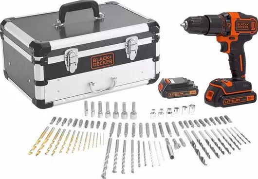 Βαλίτσα Black & Decker BDC718AS2F με 80 Εργαλεία