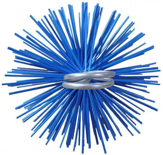 Βούρτσα Καθαρισμού Καμινάδας Νάιλον Στρογγυλή με Διάμετρο 120mm