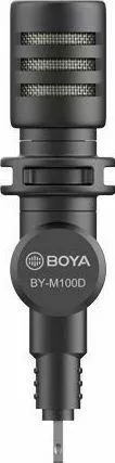 Μικρόφωνο Boya BY-M100D Πυκνωτικό Shock Mounted Δημοσιογραφικό