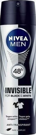 Nivea Men Invisible for Black & White Αποσμητικό 48h σε Spray 200ml