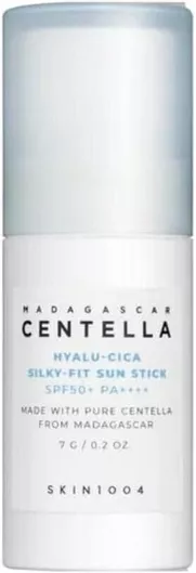 Skin1004 Madagascar Centella Hyalu-Cica Silky-Fit Αντηλιακό Stick Προσώπου SPF50+ 7gr