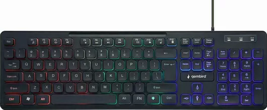 Gembird KB-UML-02 Gaming Πληκτρολόγιο με Φωτιζόμενα πλήκτρα Αγγλικό US
