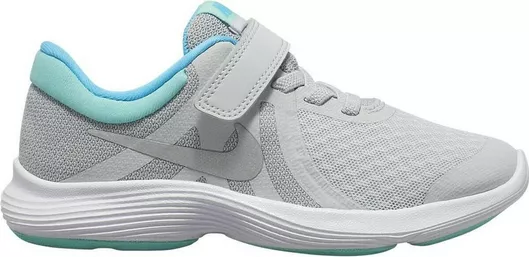 Nike Revolution 4 PS Αθλητικά Παιδικά Παπούτσια Running με Σκρατς Γκρι