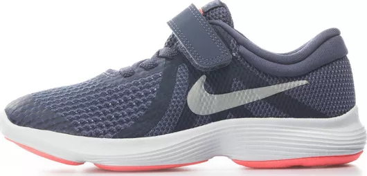 Nike Revolution 4 PS Αθλητικά Παιδικά Παπούτσια Running με Σκρατς Γκρι