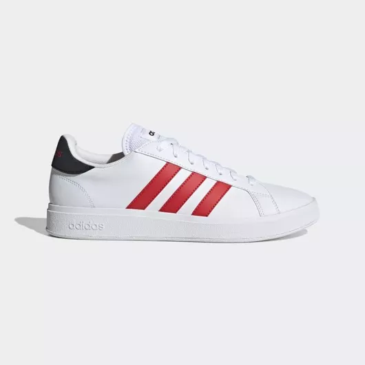 adidas Grand Court Base 2.0 Cloud White / Vivid Red / Core Black