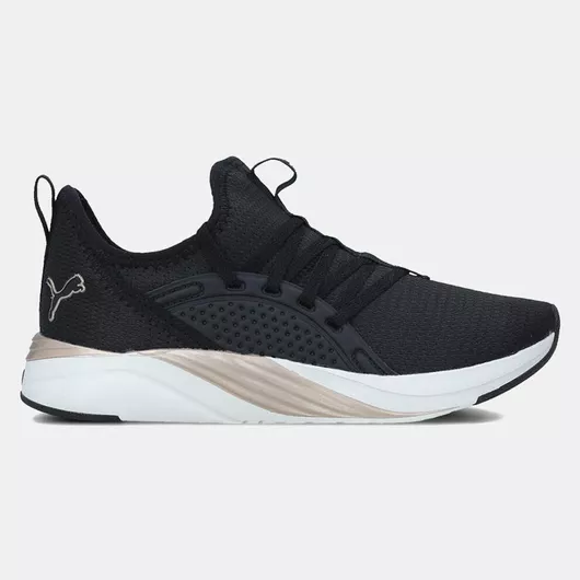 Puma Softride Sophia 2 Γυναικεία Αθλητικά Παπούτσια Running Black / Gold / Warm White