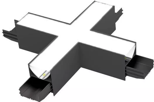 Elmark Σύνδεσμος Ράγας Φωτιστικών 99POMX30/BL Μαύρο