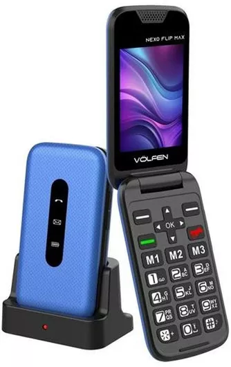 Volfen Nexo Dual SIM Mobile Phone with Large Buttons English Blue