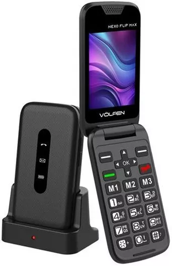 Volfen Nexo Dual SIM Mobile Phone with Large Buttons English Black