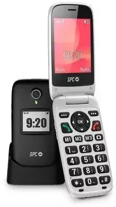 SPC 2334N Dual SIM Mobile Phone with Large Buttons English Menu Black