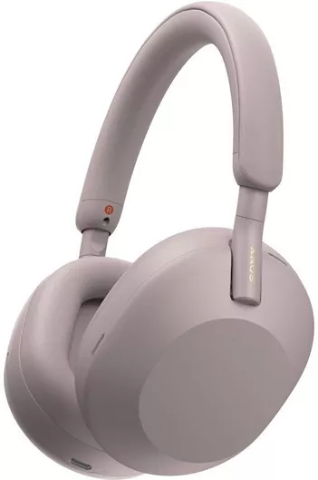 Sony WH-1000XM5 Ασύρματα/Ενσύρματα Over Ear Ακουστικά με 30 ώρες Λειτουργίας Ροζ