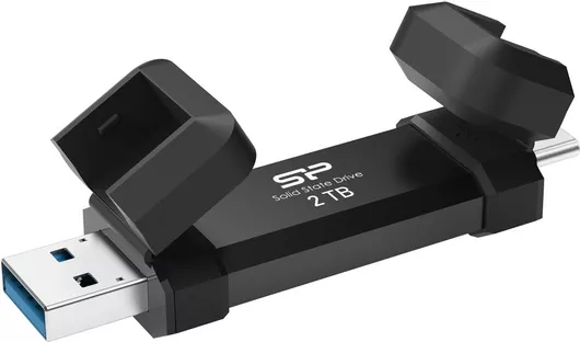 Silicon Power 2.0TB USB 3.2 SSD Stick με σύνδεση USB-C Μαύρο